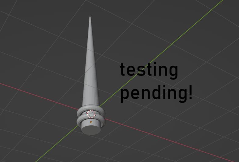 Fake Piercing Taper/Spike