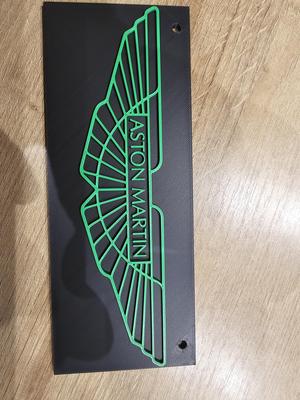 aston martin plaque