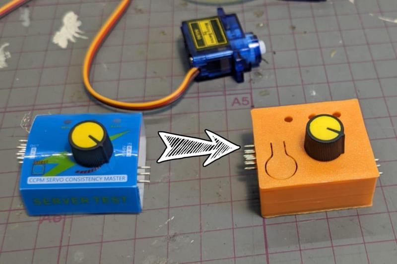 servo tester case (no additional parts required)