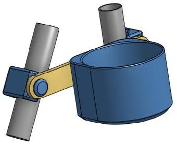 Can/Glass holder for beach chair