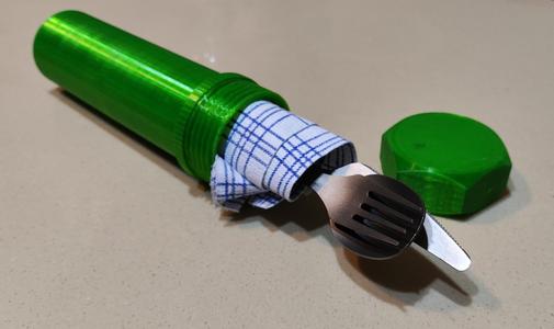 Camping Cutlery Box V2