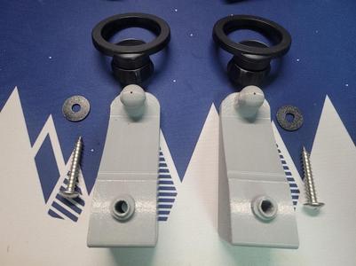 17mm Ballhead Bracket for Armrest of Herman Miller Aeron