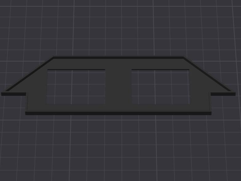 Carbon-Z T-28 Cockpit Panel For FPVToys Screens