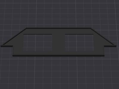 Carbon-Z T-28 Cockpit Panel For FPVToys Screens