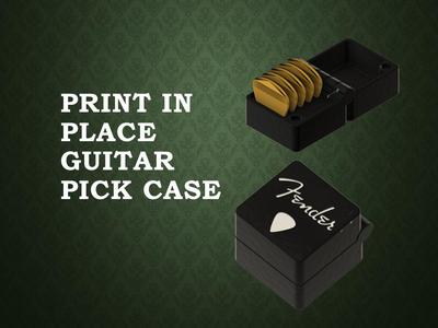 Guitar Pick Case Print in Place