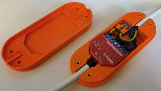 cordcase for Shelly 2 / Schnurgehäuse für Shelly 2