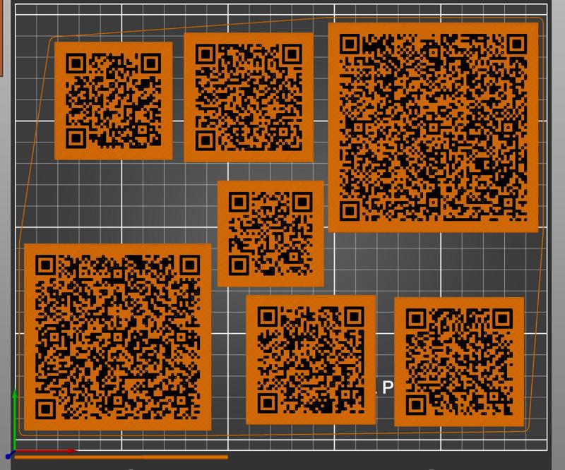 QR-code generator: wifi, vCard, URL or text (parametric, cadquery)