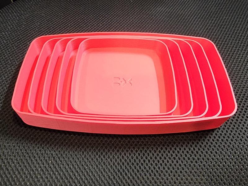 #0086 Family-Nested and Self-Stacking Catch-all Trays