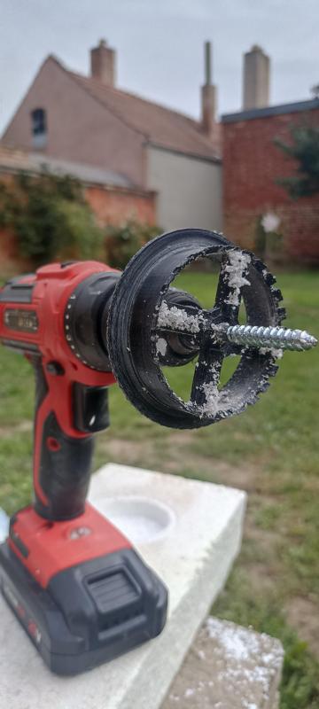 polystyrene cutter 65mm  drill bit, freza do polystyrenu.