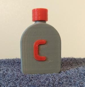 Corona hand sanitizer flask
