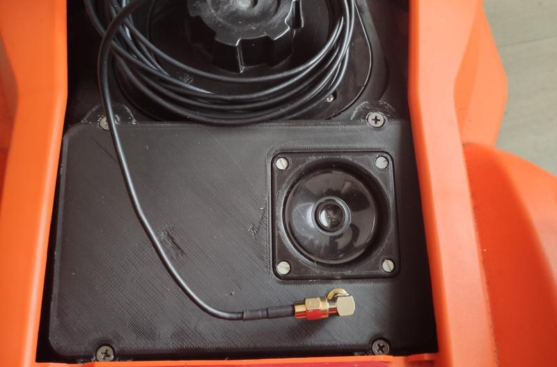 OpenMower Cover UI plate for YardForce SA600H and similar