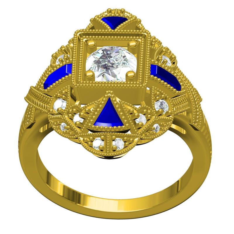 Antique Art Deco Vintage RIng