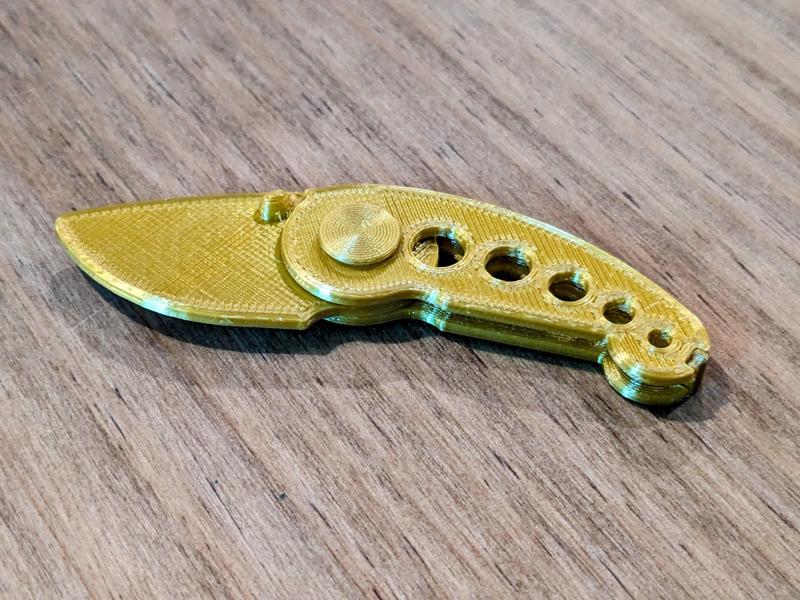 Blunted Folding Knife Remix without Card Kit