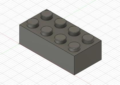 Simple Lego Playing Block