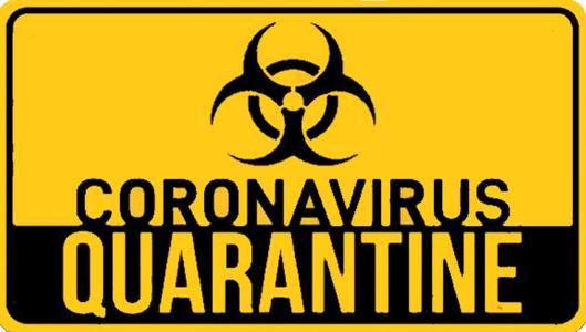 Coronavirus Quarantine Sign