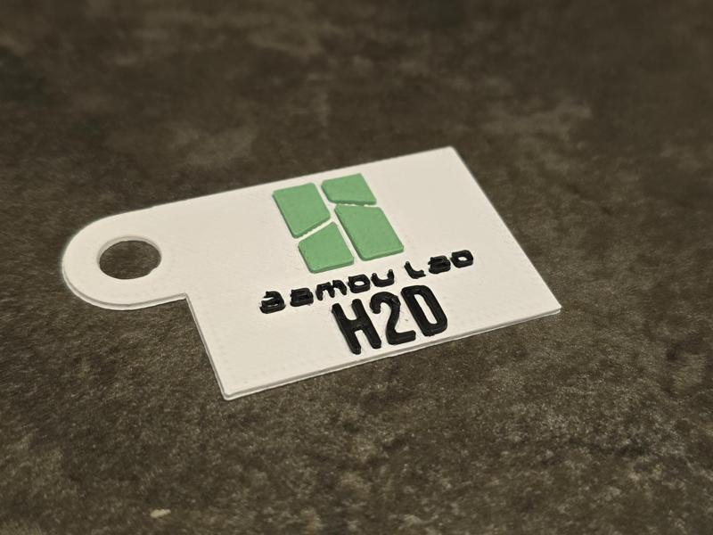 Bambulab H2D Minimalist Keychain Design Art News