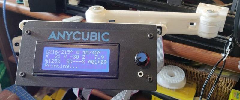 Kossel Rotating Screen Bracket