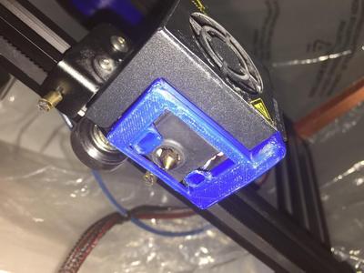 Ender 3 Fan Duct - extended 1.8mm