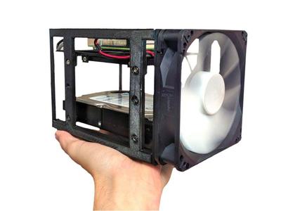 Raspberry Pi NAS Skeleton Case