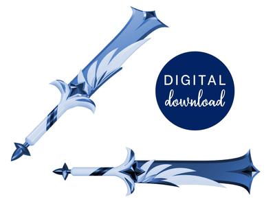 EKKO Star Guardian Claymore STL FILES [League of Legends]