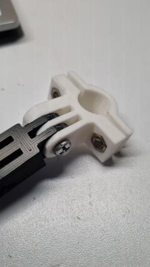 Narrow tube Gopro clamp