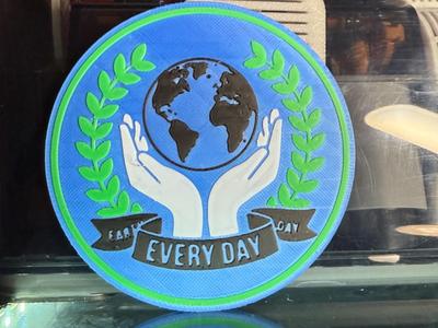 EARTH DAY COASTER 