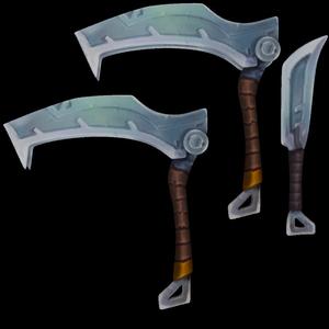 League Of Legends Silverfang Akali Weapons Cosplay