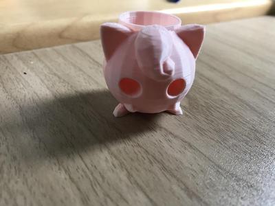 Jigglypuff Low Poly Plant Pot