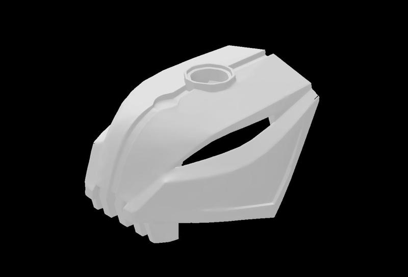 Lego Compatible (44807.dat) Bionicle Head Rahkshi