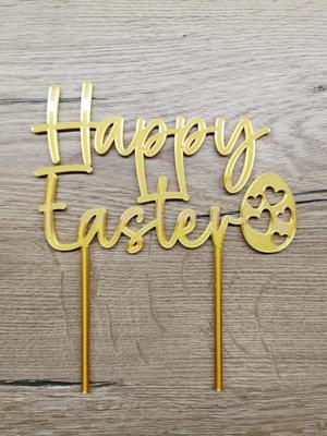 Happy Easter cake topper