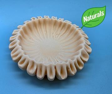 Round Coral Dish #1 - Naturals Collection