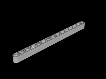 Lego Compatible (32278.dat) Technic Beam 15