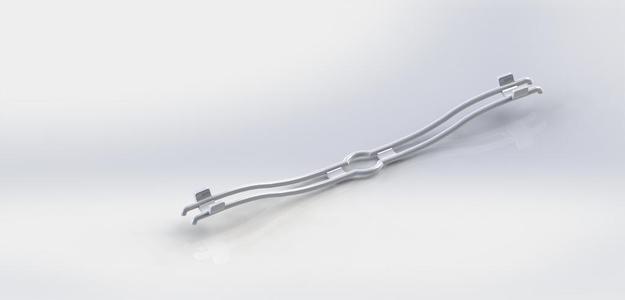 Gravitrax rail with hole in the middle