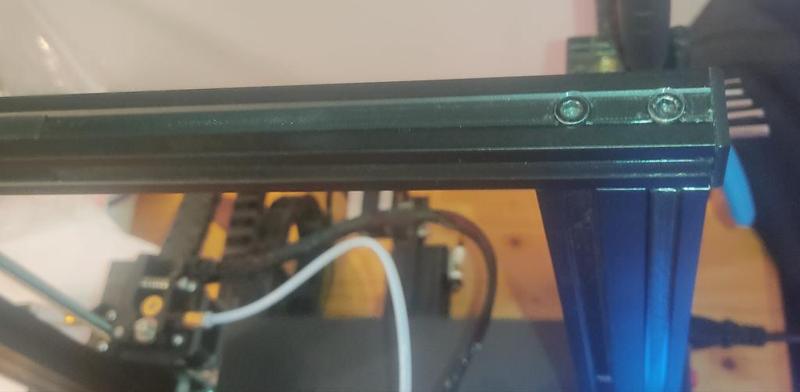 Ender 3 pro rail slots for top