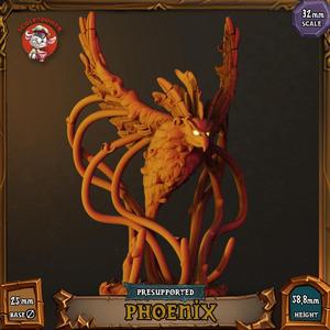 Phoenix - 32mm scale pre-supported miniature
