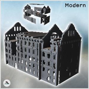 Ruined Gerhardt grain mill (Stalingrad, USSR) (28) - Modern WW2 WW1 World War Diaroma Wargaming RPG Mini Hobby