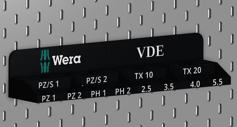 Wera VDE Schraubenzieher-Halterung für IKEA Skådis Lochwand System