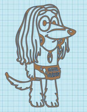 INDIE'S MUM - BLUEY - WALL ART