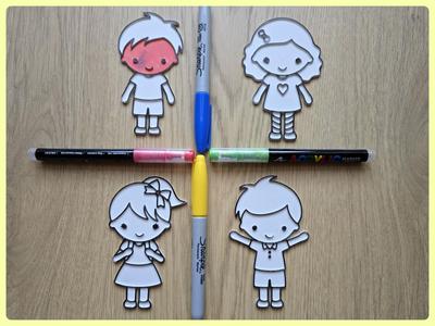 Cute Kids Diy Coloring No Ams Pack 1