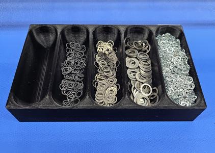 5-bowl screw and part storage