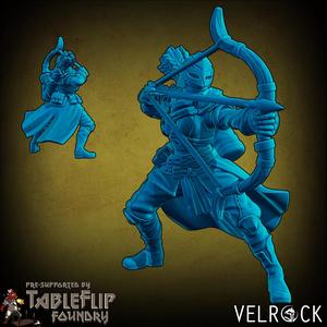 Heroes of Fortune Female Deadeye with Bow (PRESUPPORTED)