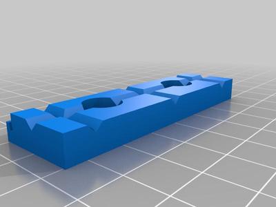 Knurled Handle / Jaw with V Slots for Machine Vice by caelf