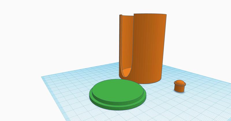 Cotton Pad Dispenser with a lid