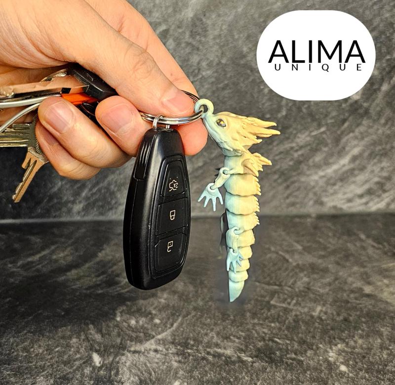 Keychain - Flexi little baby dragon