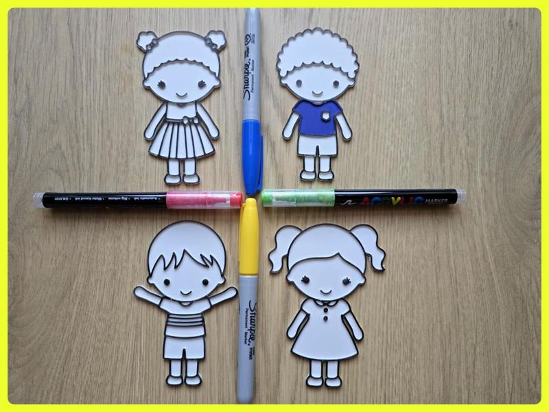 Cute Kids Diy Color No Ams Pack 3