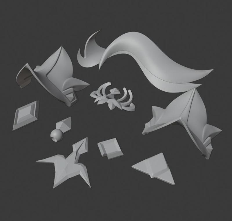 Shenhe  Cosplay Set Genshin Impact