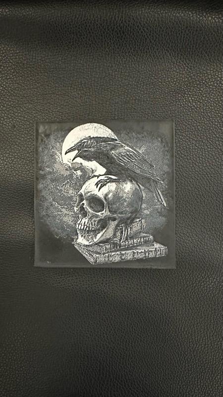 HueForge Raven and Skull