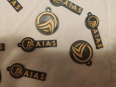 AIAS Coin Keychain