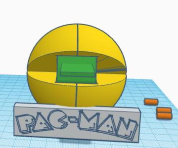 Pac-Man Tape Dispenser / Holder with Teeth