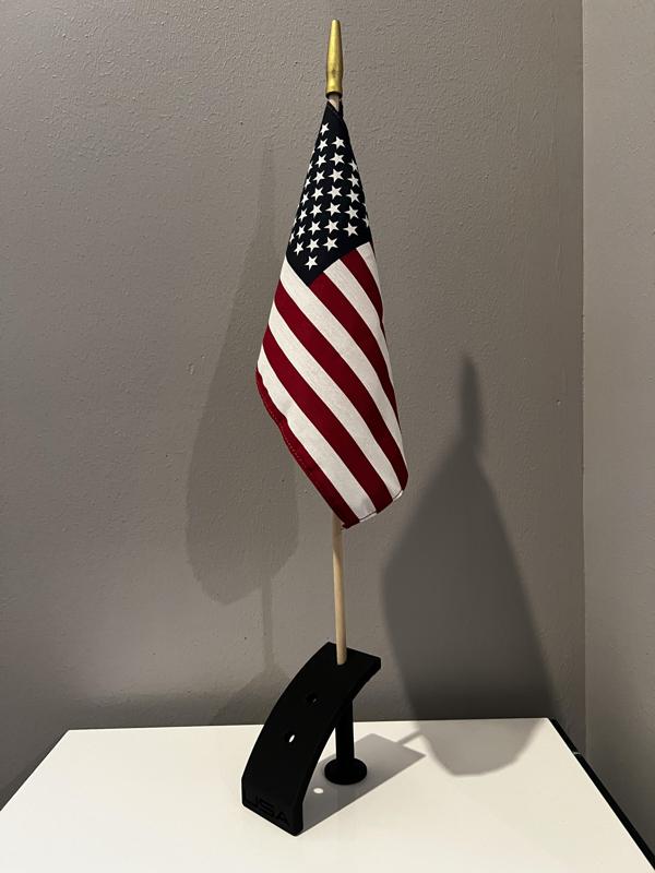 Flag Stand With USA and Without USA Name